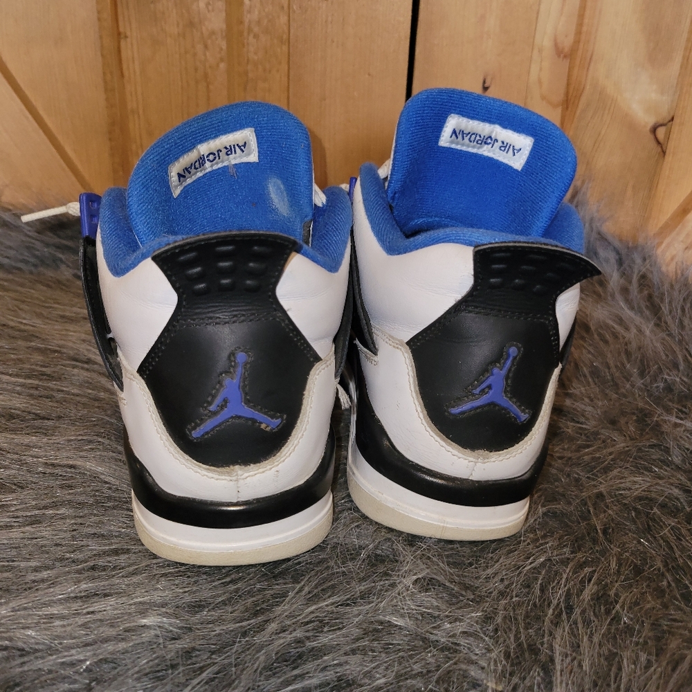 Jordan Kids Sneakers White Blue Black - Picture 3 of 14